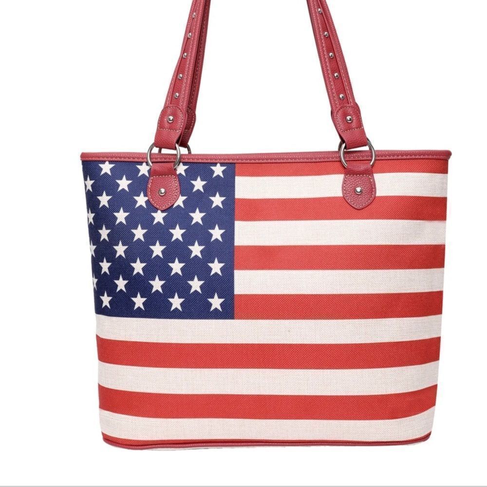 Montana West American Pride Concealed Handgun Collection Canvas Tote